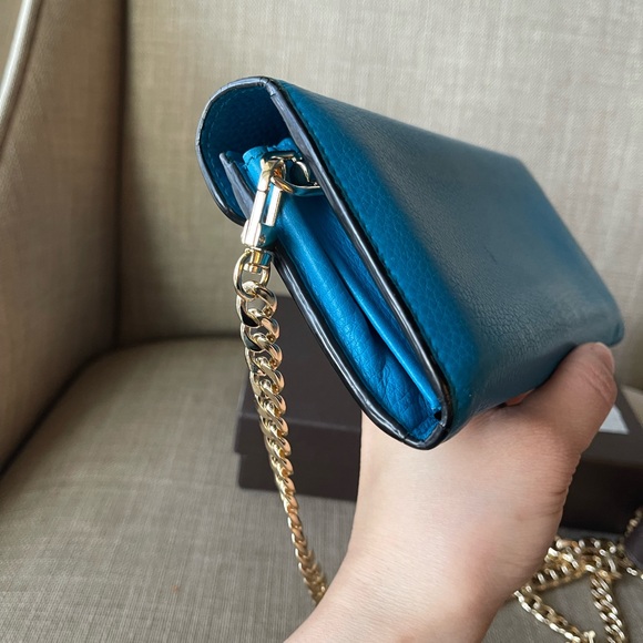 Authentic GUCCI GG Marmont bifold long wallet 400586.2184 (D7024) - Picture 13 of 16